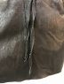 中古・古着 Francis T MOR.K.S (フランシストモークス) PROGRESS or REGRESS HORSE HIDE LEATHER NAPOLEON RIDERS JACKET ブラック サイズ:XL：50000円