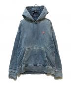 DIESELディーゼル）の古着「d-um-rib track denim hoodie　A03939」｜インディゴ