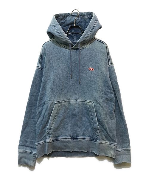 DIESEL（ディーゼル）DIESEL (ディーゼル) d-um-rib track denim hoodie　A03939 インディゴ サイズ:Sの古着・服飾アイテム