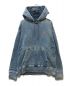 DIESEL（ディーゼル）の古着「d-um-rib track denim hoodie　A03939」｜インディゴ