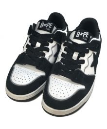 A BATHING APE（アベイシングエイプ）の古着「BAPE SK8 STA」｜ホワイト×ブラック