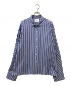 19SO×THOMAS MASONナインティーンエスオー×トーマスメイソン）の古着「24/7 Oversize Shirt　19SO-88」｜ホワイト×ブルー