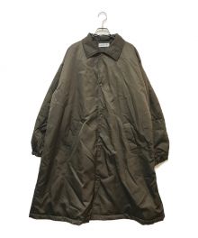 HeRIN.CYE（ヘリンドットサイ）の古着「A-line batting coat　530GAM30-0290」｜ブラウン