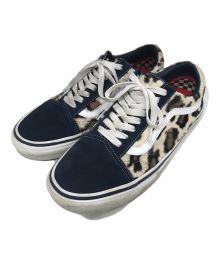 VANS×SUPREME（バンズ×シュプリーム）の古着「Leopard Old Skool」｜ネイビー