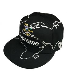 SUPREME×New Era（シュプリーム×ニューエラ）の古着「Worldwide BOX Logo New ERA CAP」｜ブラック