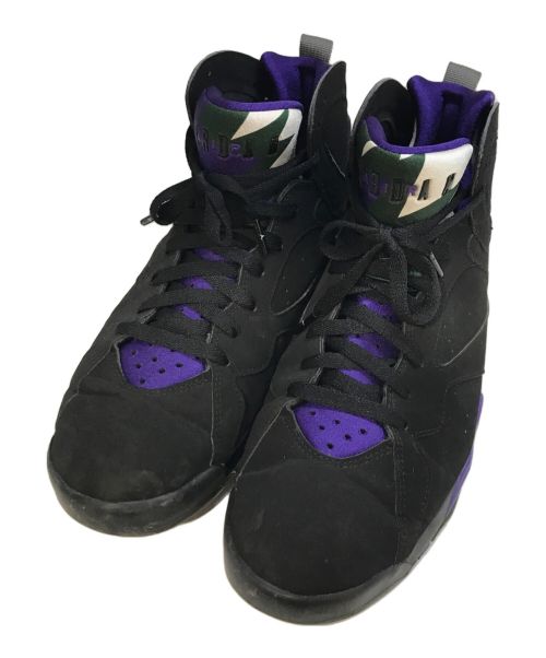 NIKE（ナイキ）NIKE (ナイキ) AIR JORDAN 7 RAY ALLEN パープル×ブラック サイズ:29の古着・服飾アイテム