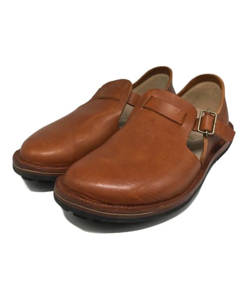 Forest shoemaker（フォレストシューメーカー）Forest shoemaker (フォレストシューメーカー) ストラップシューズ ブラウン サイズ:26/UK7/EUR41の古着・服飾アイテム