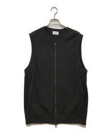 crepuscule×STEVEN ALAN（クレプスキュール×スティーブンアラン）の古着「ZIP VEST　2203-022」｜カーキ