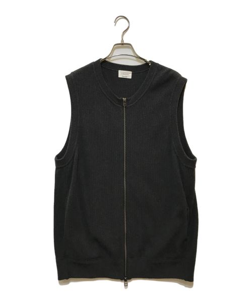 crepuscule（クレプスキュール）crepuscule (クレプスキュール) STEVEN ALAN (スティーブンアラン) ZIP VEST　2203-022 カーキ サイズ:2の古着・服飾アイテム