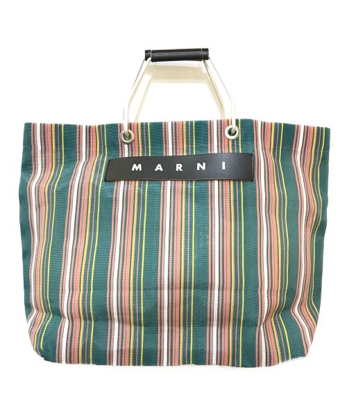 MARNI（マルニ）MARNI (マルニ) MARKET STRIPE BAG マルチカラーの古着・服飾アイテム