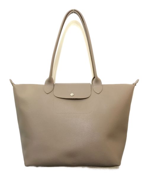 LONGCHAMP（ロンシャン）LONGCHAMP (ロンシャン) Le Pliage City L Tote bag ベージュの古着・服飾アイテム