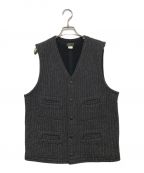 SUGAR CANEシュガーケーン）の古着「BEACH CLOTH VEST」｜ブラック