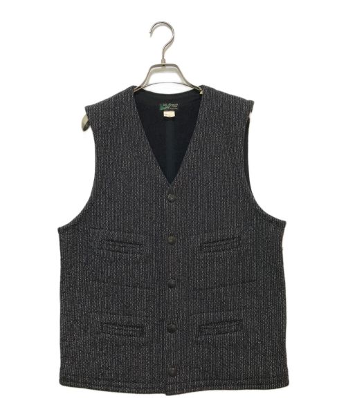 SUGAR CANE（シュガーケーン）SUGAR CANE (シュガーケーン) BEACH CLOTH VEST ブラック サイズ:40の古着・服飾アイテム