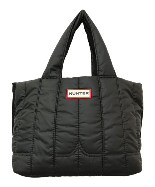 HUNTER（ハンター）HUNTER (ハンター) INTREPID PUFFER MINI TOTE(イントレピッド パッファー ミニトート) ブラックの古着・服飾アイテム