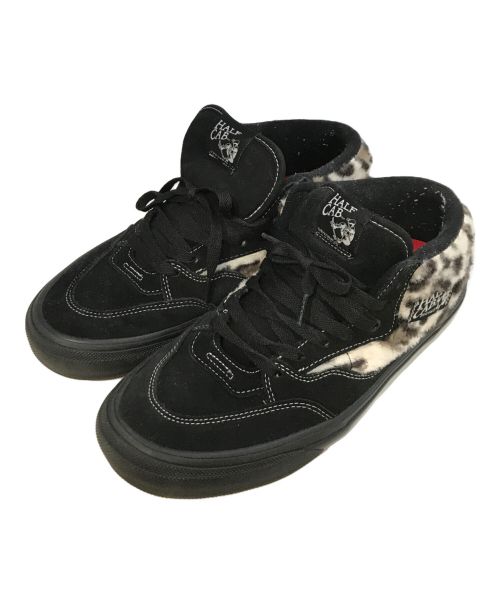 VANS（バンズ）VANS (バンズ) SUPREME (シュプリーム) Leopard Half Cab(レオパード ハーフ キャブ) ブラック サイズ:27の古着・服飾アイテム