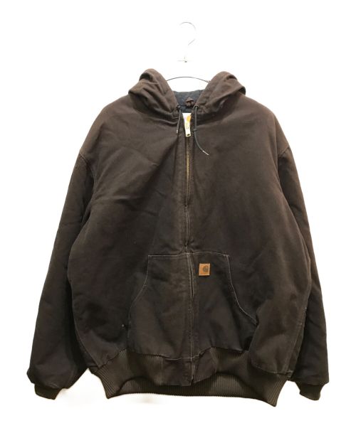 CarHartt（カーハート）CarHartt (カーハート) ダック地アクティブジャケット ダークブラウン サイズ:2XLの古着・服飾アイテム