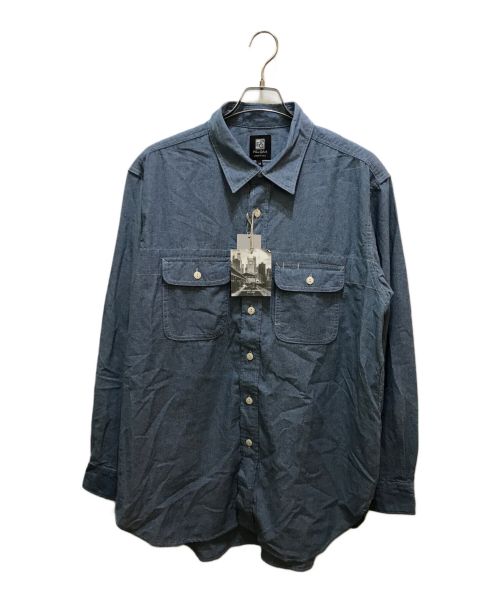 PEG（ピーイージー）PEG (ピーイージー) BEAMS PLUS (ビームスプラス) Engineered Garments (エンジニアド ガーメンツ) Vertifield Shirt ブルー サイズ:M 未使用品の古着・服飾アイテム