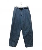 THE NORTHFACE PURPLELABELザ・ノースフェイス パープルレーベル）の古着「Denim Wide Tapered Field Pants(デニム ワイド テーパード フィールドパンツ)NT5418N」｜インディゴ