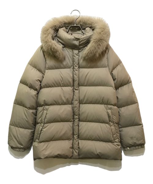 MONCLER（モンクレール）MONCLER (モンクレール) ダウンコート ベージュ サイズ:00の古着・服飾アイテム