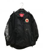 Vivienne Westwood RED LABELヴィヴィアンウエストウッドレッドレーベル）の古着「高密度ツイルフライトジャケット」｜ブラック