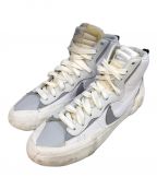 NIKE×sacaiナイキ×サカイ）の古着「BLAZER MID(ブレーザーミッド)BV0072-100」｜ホワイト×グレー