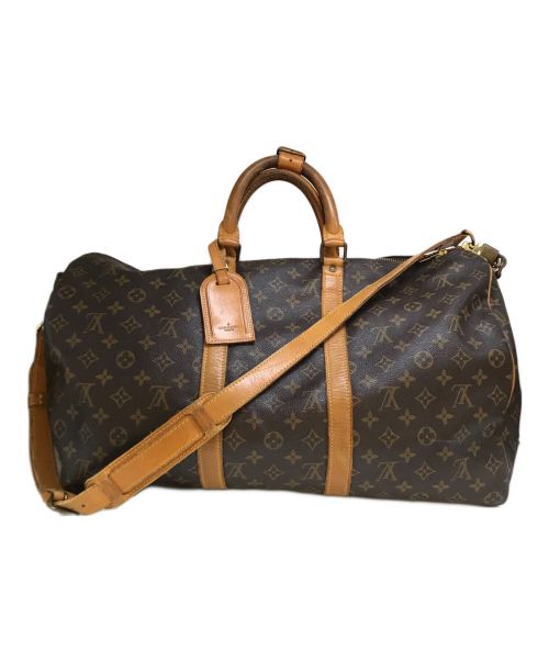 LOUIS VUITTON（ルイ ヴィトン）LOUIS VUITTON (ルイ ヴィトン) キーポル・バンドリエール50 M41416 ブラウンの古着・服飾アイテム