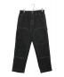 stussy（ステューシー）の古着「OVERDYED WORK PANT(オーバーダイド)」｜ブラック