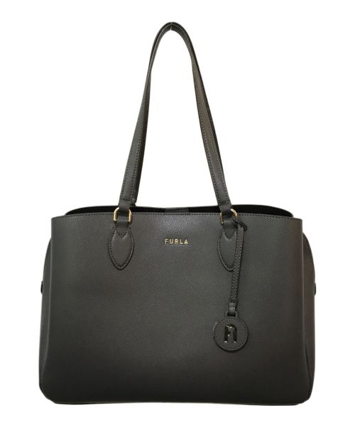 FURLA（フルラ）FURLA (フルラ) ミネルヴァ トートバッグ　WB00445 グレーの古着・服飾アイテム