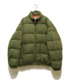 KEBOZケボズ）の古着「CORDUROY DOWN JACKET」｜カーキ