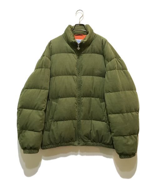 KEBOZ（ケボズ）KEBOZ (ケボズ) CORDUROY DOWN JACKET カーキ サイズ:Lの古着・服飾アイテム