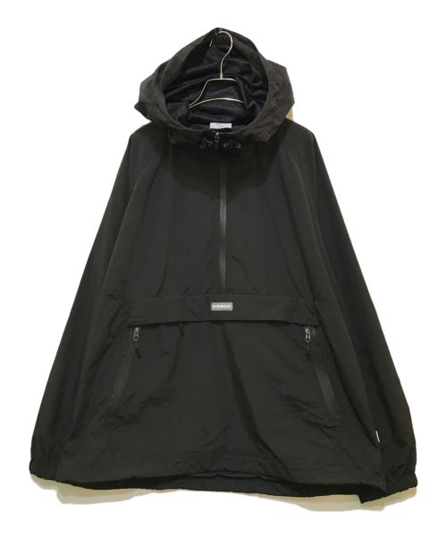 KEBOZ（ケボズ）KEBOZ (ケボズ) SUPPLEX NYLON ANORAK PARKA ブラック サイズ:Lの古着・服飾アイテム