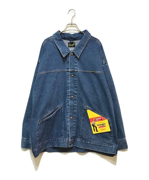 KEBOZ（ケボズ）KEBOZ (ケボズ) Wrangler (ラングラー) デニムカバーオール インディゴ サイズ:LARGEの古着・服飾アイテム