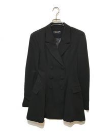 melt the lady（メルトザレディ）の古着「thick belt jacket onepiece」｜ブラック