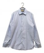 GUCCIグッチ）の古着「Cotton poplin shirt(コットンポプリンシャツ)699553」｜ブルー