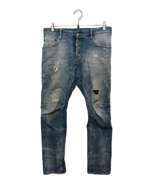 DSQUARED2（ディースクエアード）DSQUARED2 (ディースクエアード) TIDY BIKER JEAN(テディバイカージーンズ)S74LB0734 インディゴ サイズ:Mの古着・服飾アイテム