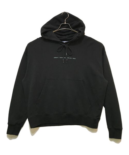 OFFWHITE（オフホワイト）OFFWHITE (オフホワイト) MARKER SKATE HOODIE OMBB085F21FLE018 ブラック サイズ:Mの古着・服飾アイテム