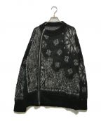 sacaiサカイ）の古着「Bandana Jacquard knit」｜ブラック