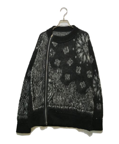 sacai（サカイ）sacai (サカイ) Bandana Jacquard knit ブラック サイズ:3の古着・服飾アイテム