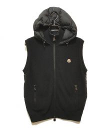 MONCLER（モンクレール）の古着「MAGLIONE TRICOT GILET　B20919413400」｜ブラック