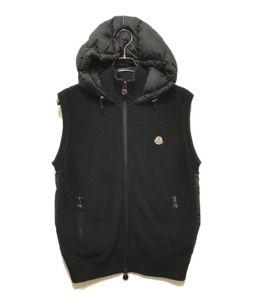 MONCLER（モンクレール）MONCLER (モンクレール) MAGLIONE TRICOT GILET　B20919413400 ブラック サイズ:Mの古着・服飾アイテム