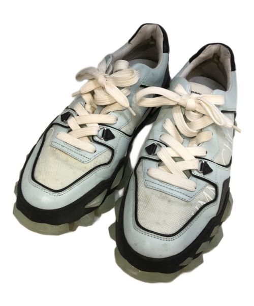 JIMMY CHOO（ジミーチュウ）JIMMY CHOO (ジミーチュウ) DIAMOND X TRAINER ブルー サイズ:42の古着・服飾アイテム