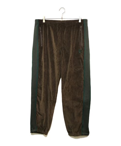 KEBOZ（ケボズ）KEBOZ (ケボズ) CORDUROY ZIPPED TRACK PANTS ブラウン サイズ:XLの古着・服飾アイテム