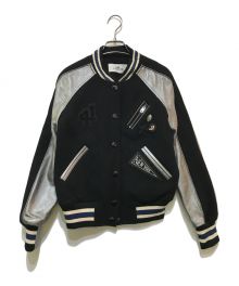 COACH（コーチ）の古着「BOWERY VARSITY JACKET F20498」｜ブラック