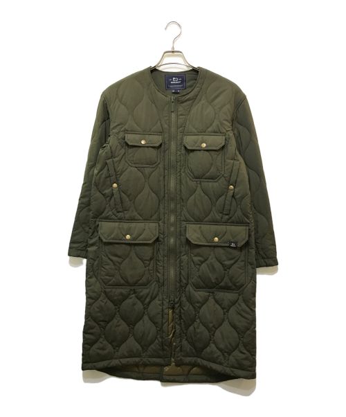 WOOLRICH（ウールリッチ）WOOLRICH (ウールリッチ) Demi-Luxe Beams (デミルクス ビームス) 別注 キルティングコート オリーブ サイズ:XSの古着・服飾アイテム