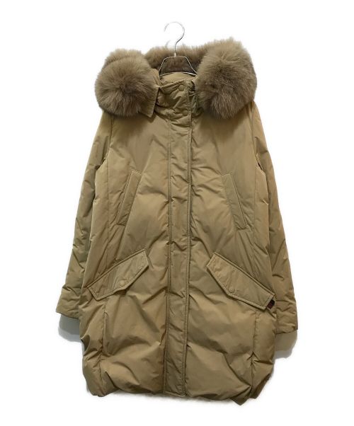 WOOLRICH（ウールリッチ）WOOLRICH (ウールリッチ) JOURNAL STANDARD relume (ジャーナルスタンダード レリューム) 別注 COCOON PARKA ベージュ サイズ:Sの古着・服飾アイテム