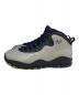 NIKE (ナイキ) AIR JORDAN 10 RETRO グレー×ネイビー サイズ:28cm：10000円