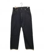 KAPTAIN SUNSHINEキャプテンサンシャイン）の古着「5P Zipper Front Denim Pants KSBS101DZ」｜インディゴ