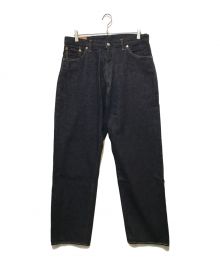 KAPTAIN SUNSHINE（キャプテンサンシャイン）の古着「5P Zipper Front Denim Pants KSBS101DZ」｜インディゴ