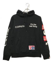 A BATHING APE×Coca Cola（アベイシングエイプ×コカコーラ）の古着「プルオーバーパーカー」｜ブラック