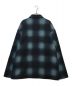 SUPREME (シュプリーム) Shadow Plaid Fleece Shirt ネイビー×ブルー サイズ:L：30000円